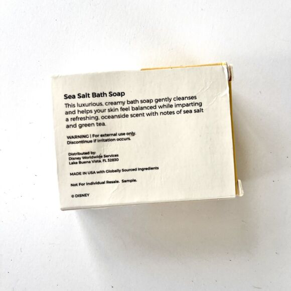 NEW Genuine 2023 Disney Cruise Line Travel Size Sea Salt Bath Soap Disney Wish - Picture 2 of 4